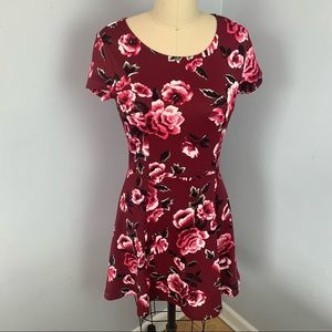 H&M Divided Fit & Flare Floral Skater Dress